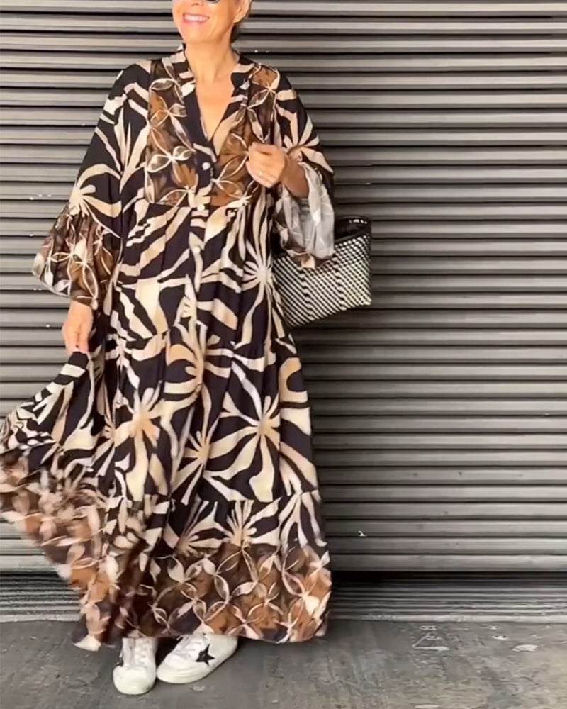 Via™ | Losse Jurk Met Print