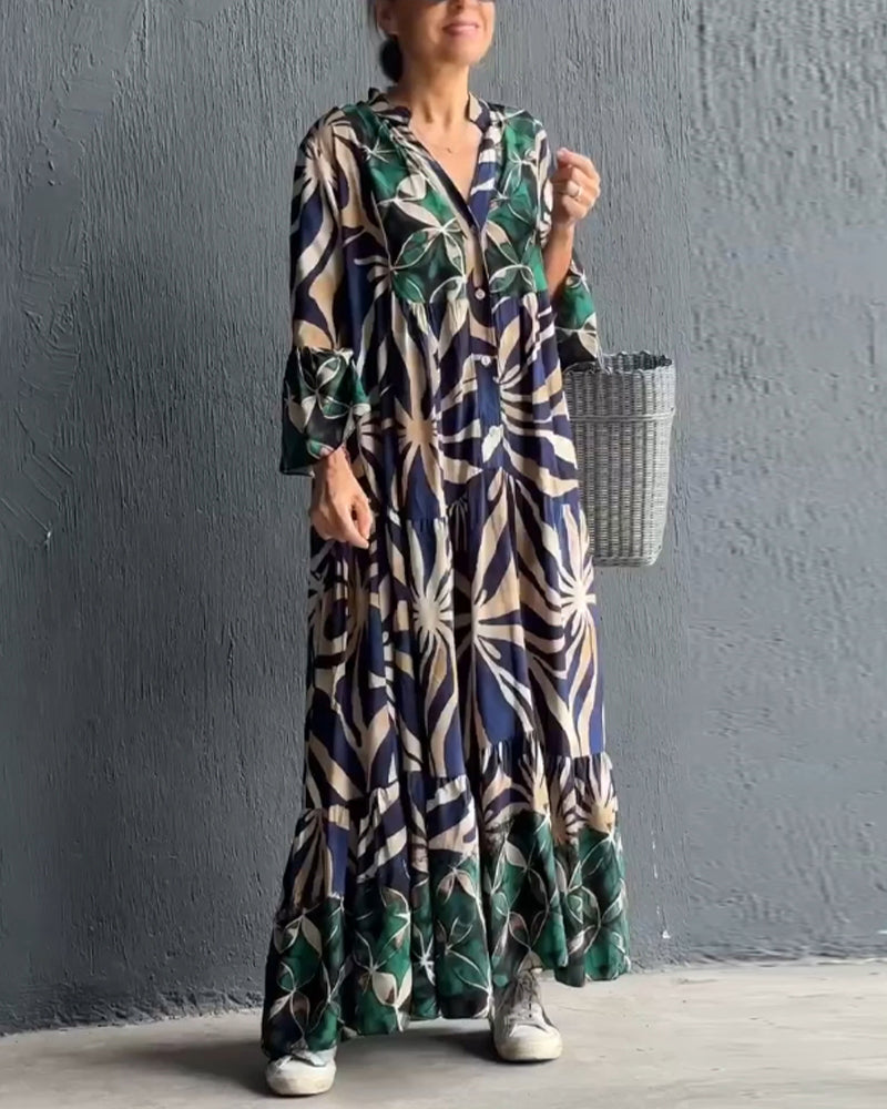 Via™ | Losse Jurk Met Print