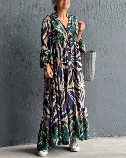 Via™ | Losse Jurk Met Print