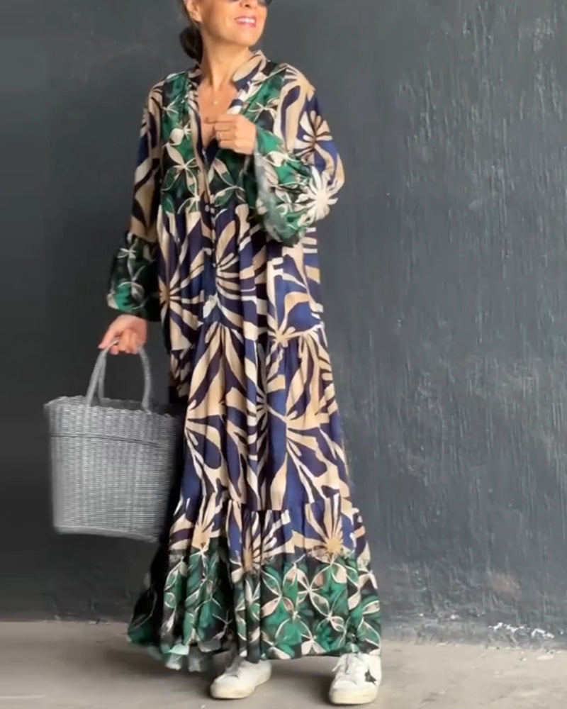 Via™ | Losse Jurk Met Print