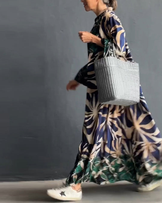 Via™ | Losse Jurk Met Print