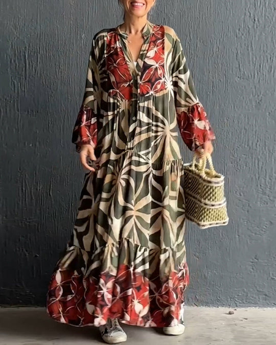 Via™ | Losse Jurk Met Print