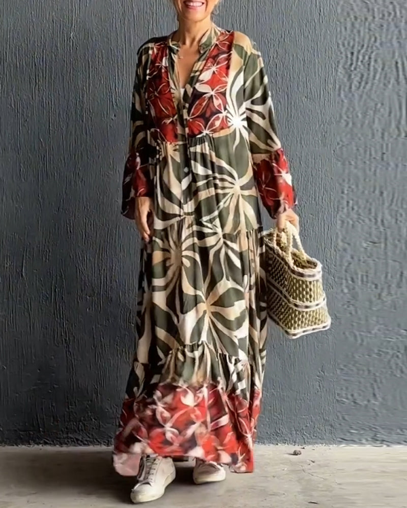 Via™ | Losse Jurk Met Print