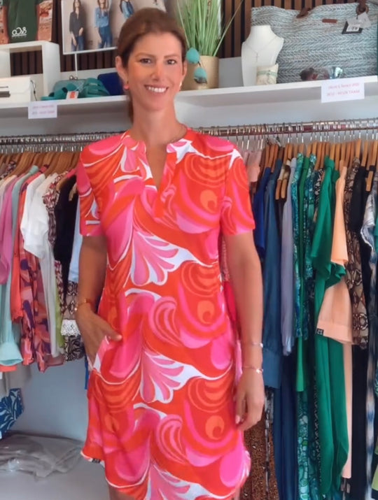 Nessa™ l Jurk met V-halslijn