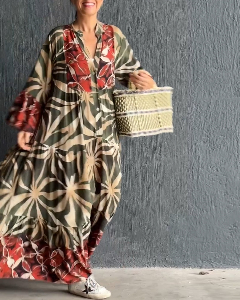 Via™ | Losse Jurk Met Print