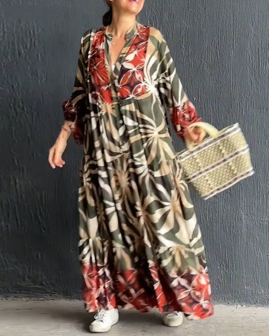 Via™ | Losse Jurk Met Print